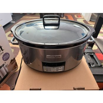   Crock-Pot CSC063X típusú, 7,5 literes digitális lassú főzőedény