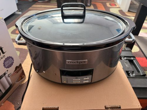 Crock-Pot CSC063X típusú, 7,5 literes digitális lassú főzőedény
