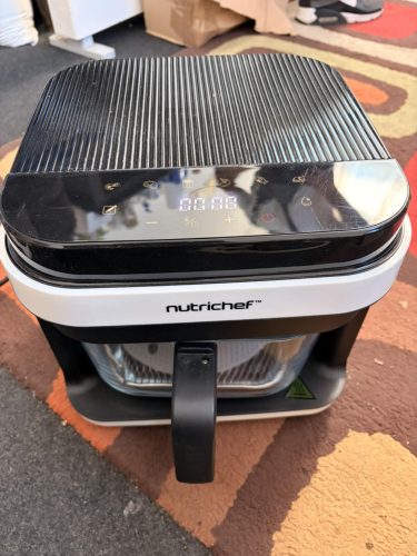 NutriChef 5,5 literes forrólevegős fritőz (air fryer)