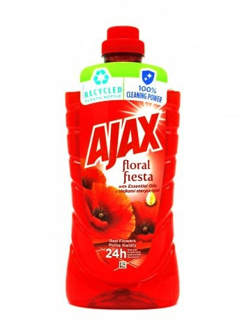 Ajax Floral Fiesta Red Flowers háztartási tisztítószer 1000ml