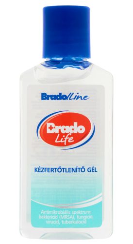 BradoLife kézfertőtlenítő gél 50 ml