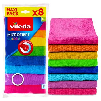 Vileda Color 8 színű mikroszálas kendő 8db
