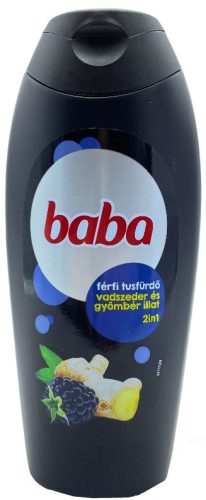 Baba 2in1 férfi tusfürdő vadszeder és gyömbér illattal 400 ml