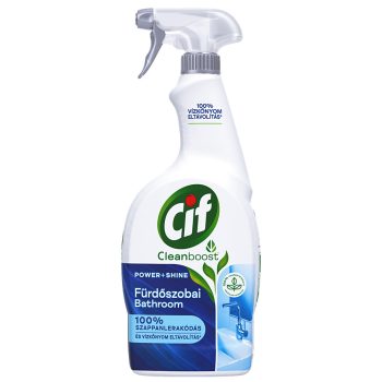   CIF Cleanboost Power & Shine fürdőszobai tisztító spray 750 ml