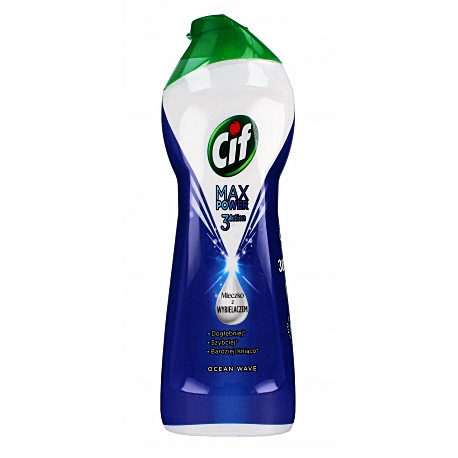 Cif Max Power 3 Action Ocean Wave súrolótej fehérítővel 650ml