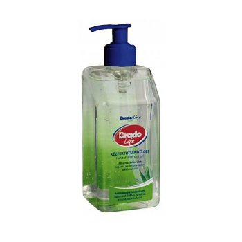 BradoLife kézfertőtlenítő gél aloe vera illattal 500ml