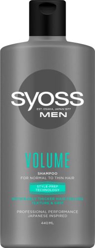 Syoss Men Volume sampon normál és vékony szálú hajra 440ml