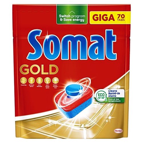 Somat Gold gépi mosogatótabletta 70db/1302g