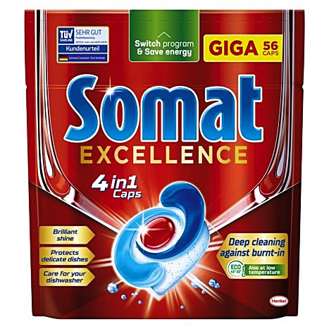 Somat Excellence gépi mosogatótabletta 56db/969g