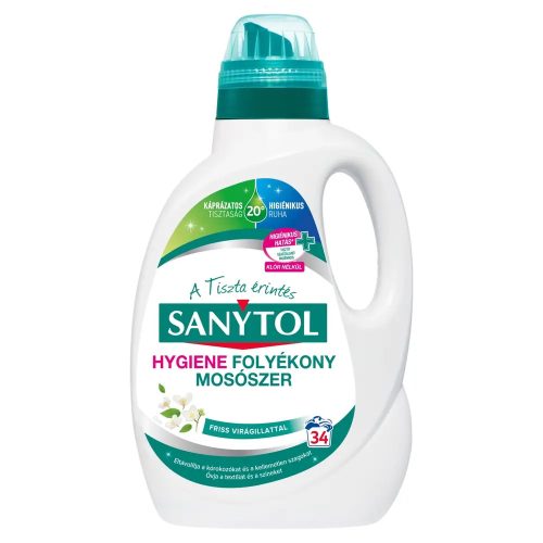 Sanytol Hygiene folyékony mosószer 1700ml/34 mosás