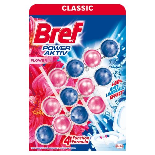 Bref Power Aktiv Flower WC frissítő 3x50g