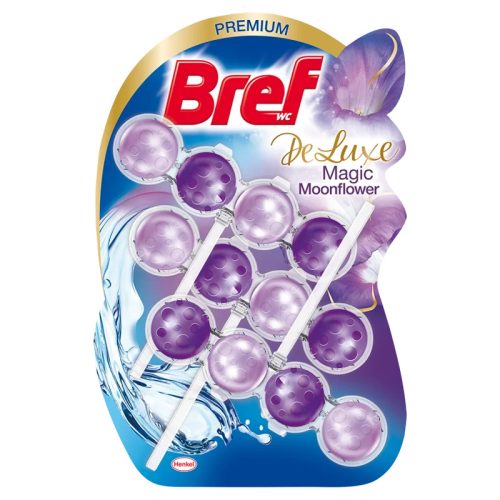 Bref Deluxe Magic Moonflower WC frissítő 3x50g