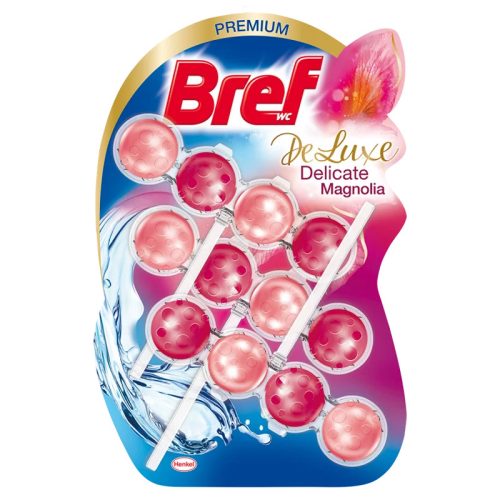 Bref Deluxe Delicate Magnolia WC frissítő 3x50g