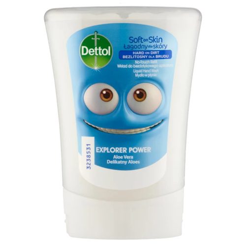 Dettol Explorer Power érintés nélküli szappanutántöltő 250ml