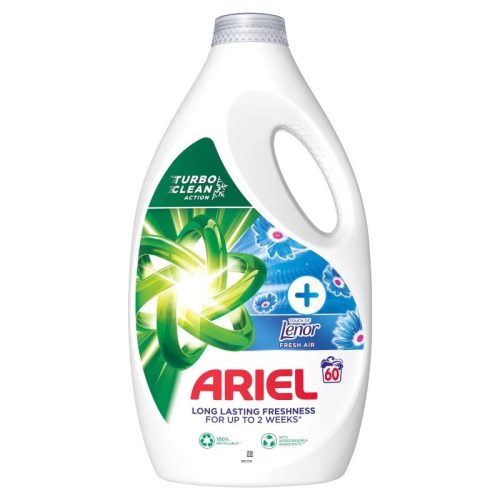 Ariel +Touch of Lenor Fresh Air folyékony mosószer 3000ml/60 mosás