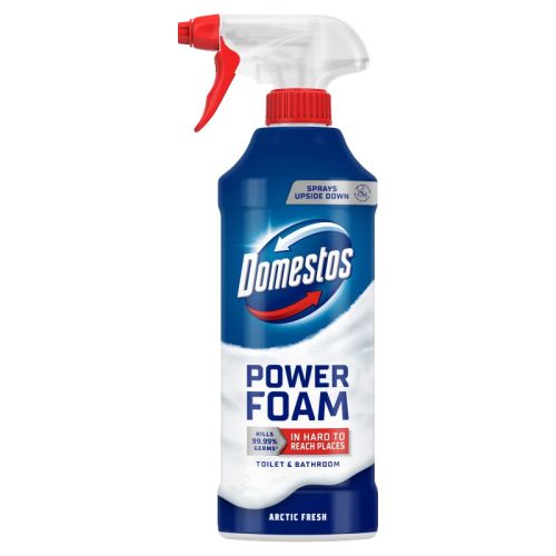 Domestos Power Foam Arctic Fresh WC és fürdőszoba tisztító hab 435 ml