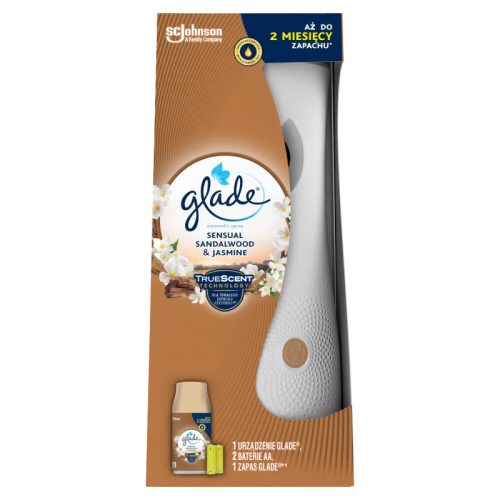 Glade Sensual Sandalwood & Jasmine automata légfrissítő készülék 269ml