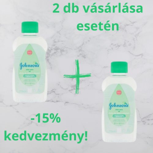 Johnson's aloe vera babaolaj 500ml