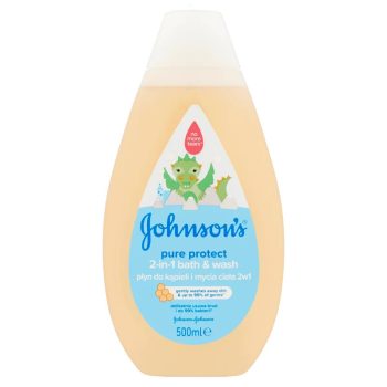   Johnson's® Pure Protect 2 in 1 fürdető és tusfürdő gyermekeknek 500ml
