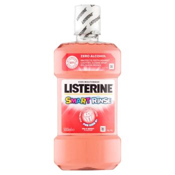   Listerine Smart Rinse® Mild Berry szájvíz gyermekeknek fluoriddal 500ml