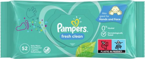 Pampers Fresh nedves törlőkendő 52db