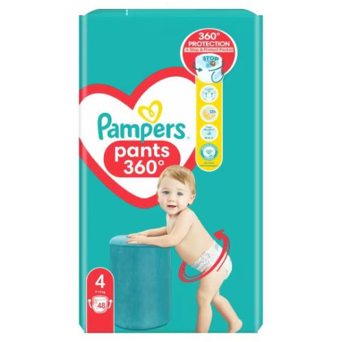 Pampers Pants bugyipelenka, méret: 4, 48 db pelenka, 9-15 kg